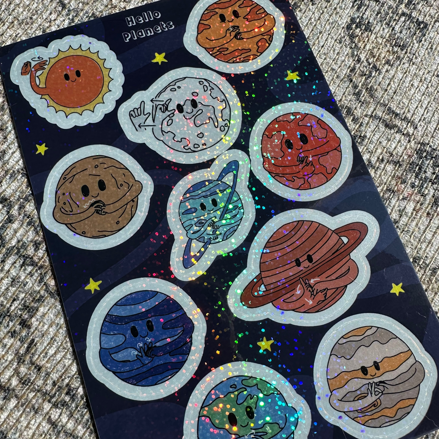 Hello Planets Sticker Sheets